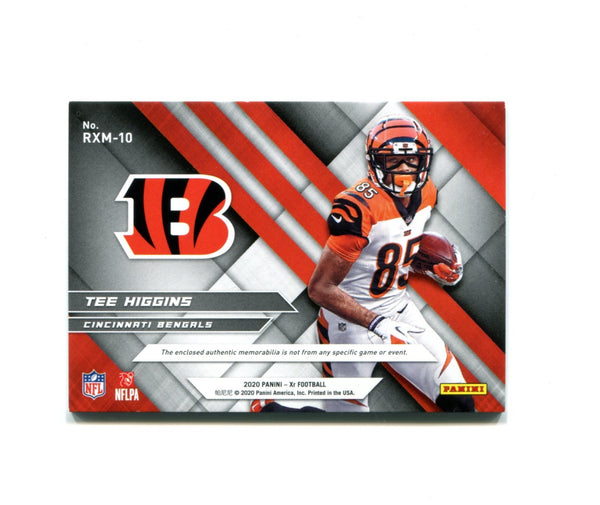 Tee Higgins 2020 Panini Rookie XL Materials XR #RXM-10 Card 15/25