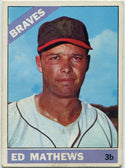 Eddie Mathews 1966 Topps Card #200