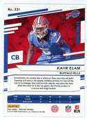 Kaiir Elam 2022 Panini Prestige Rookie Card #331