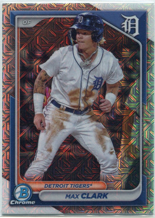 Max Clark 2024 Bowman Chrome Prospects Mega Box Refractor Card #BCP-74