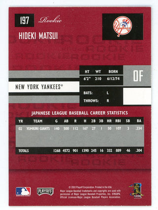 Hideki Matsui 2003 Playoff Prestige Rookie #197