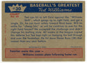Ted Williams 1959 Fleer Baseball Card #30 1946- Beating The Williams Shift