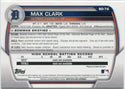 Max Clark 2023 Bowman Draft RC #BD-76