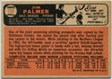 Jim Palmer 1966 Topps Card #126