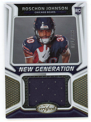 Roschon Johnson 2023 Panini Certified Patch Relic #NGJM-7