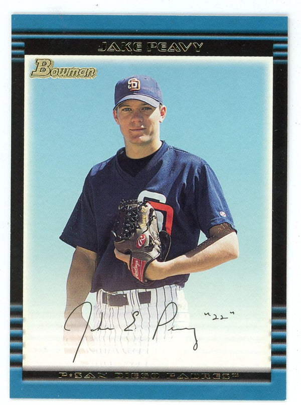 Jake Peavy 2002 Topps Bowman #433