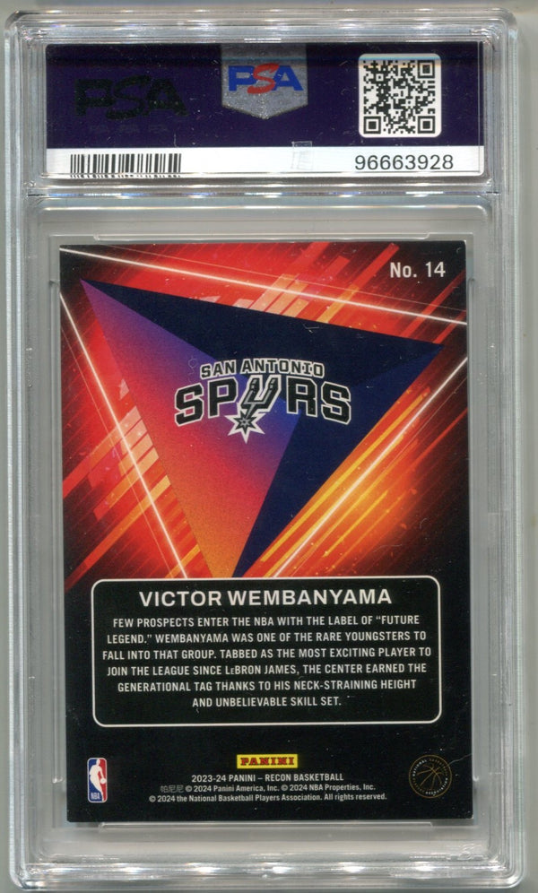 Victor Wembanyama 2023 Future Legends #14 PSA 7 Card