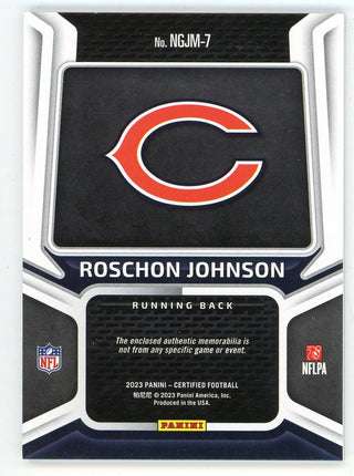 Roschon Johnson 2023 Panini Certified Patch Relic #NGJM-7