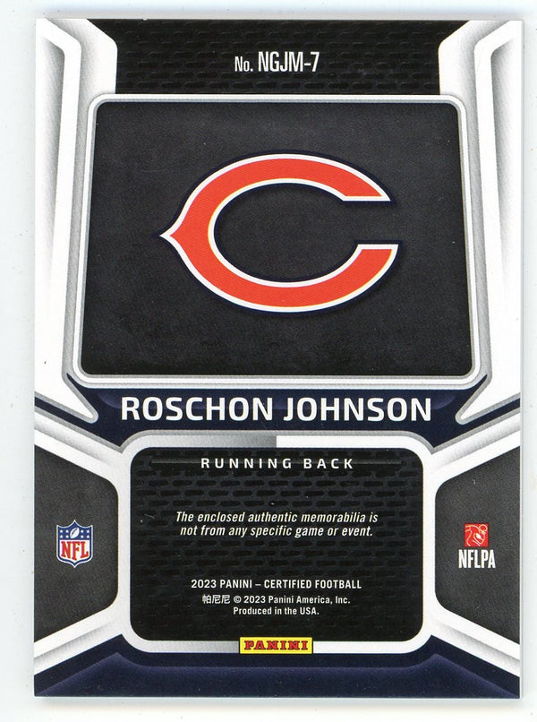 Roschon Johnson 2023 Panini Certified Patch Relic #NGJM-7