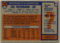 Joe Theismann 1976 Topps Card #231