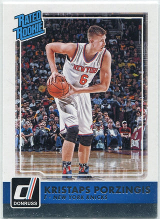Kristaps Porzingis 2015 - 2016 Panini Donruss Rated Rookie RC #239