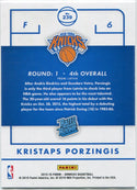 Kristaps Porzingis 2015 - 2016 Panini Donruss Rated Rookie RC #239