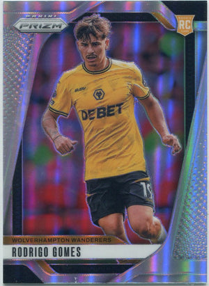 Rodrigo Gomes 2024 - 2025 Panini Prizm Premier League Silver Prizm RC #222