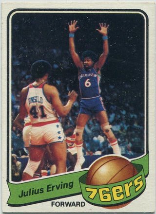 Julius Erving 1979 - 1980 Topps Card #20
