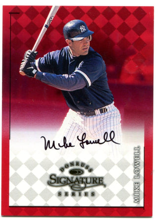 Mike Lowell Autographed Memorabilia