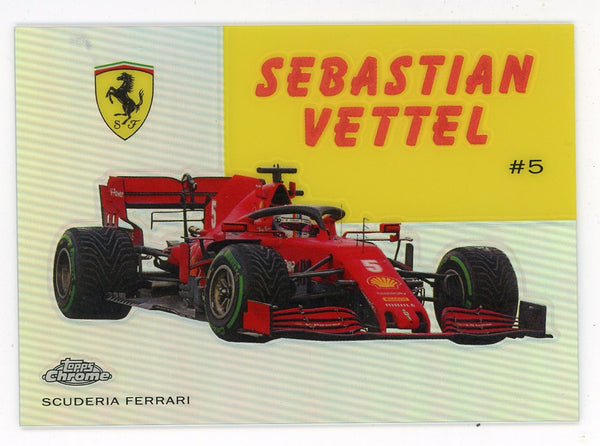 Sebastian Vettel 2020 Topps Chrome F1 #54W-31