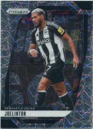 Joelinton 2024 - 2025 Panini Prizm Premier League Silver Laser Prizm Card #121