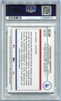 Yoshinobu Yamamoto 2024 Topps Update Aqua Parallel RC #US149 PSA Graded 10