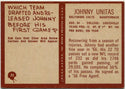 Johnny Unitas 1967 Philadelphia Card #23