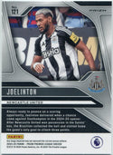 Joelinton 2024 - 2025 Panini Prizm Premier League Silver Laser Prizm Card #121