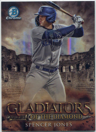 Spencer Jones 2024 Bowman Chrome Gladiators Of The Diamond Card #GOTD-17