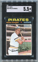 Willie Stargell 1971 Topps Card #210 SGC Graded 5.5