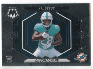 De'Von Achane 2023 Panini Mosaic NFL Debut Rookie Card #ND-8