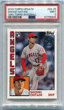 Shohei Ohtani 2019 Topps Update RC #84-25 PSA Graded 9
