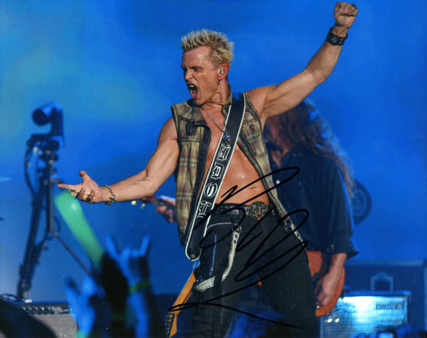 Billy Idol Autographed 8x10 Photo
