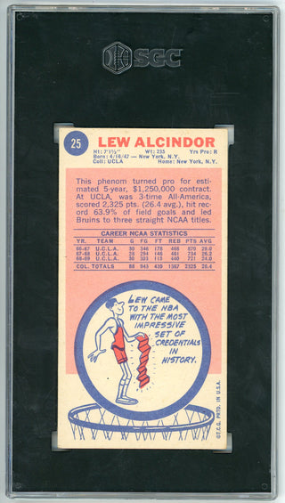 Lew Alcindor 1969-70 Topps #25 SGC 5