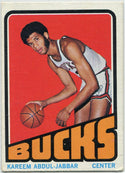 Kareem Abdul-Jabbar 1972 - 1973 Topps Card #100