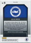 Julio Enciso 2024 - 2025 Panini Prizm Premier League Emergent Silver Prizm Card #12