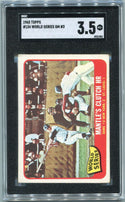 Mickey Mantle 1965 Topps Mantle's Clutch HR Card #134 SGC Graded 3.5