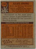 Julius Erving 1978 - 1979 Topps Card #130