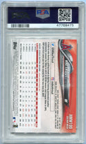 Mike Trout 2018 Topps Holiday Card #HMW100 PSA Graded 9