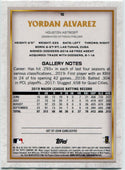 Yordan Alvarez 2020 Topps Gallery RC #16