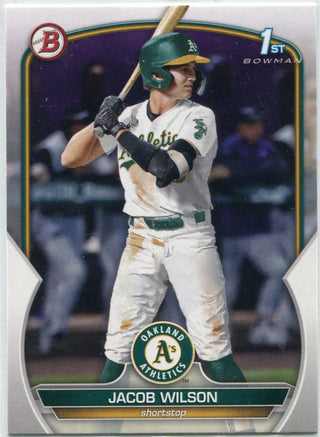Jacob Wilson 2023 Bowman Draft RC #BD-121