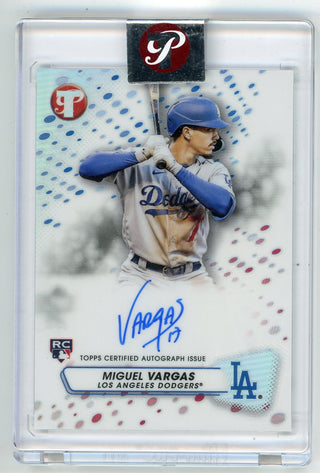 Miguel Vargas 2023 Topps Pristine Autographed Card #PA-MV