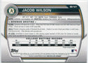 Jacob Wilson 2023 Bowman Draft RC #BD-121