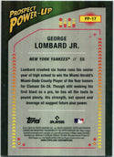 George Lombard Jr. 2024 Bowman Chrome Prospects Prospect Power-Up RC #PP-17