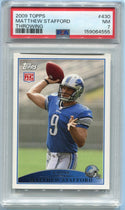 Matthew Stafford 2009 Topps RC #430 PSA Graded 7