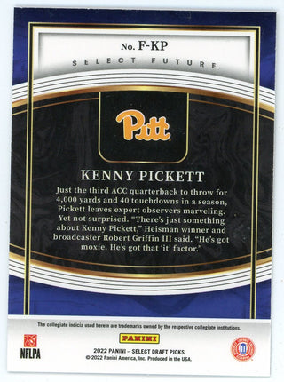 Kenny Pickett 2022 Panini Select Draft Picks Future  #F-KP