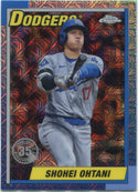 Shohei Ohtani 2025 Topps Chrome Silver Pack MOJO Refractor Card #T90C-50