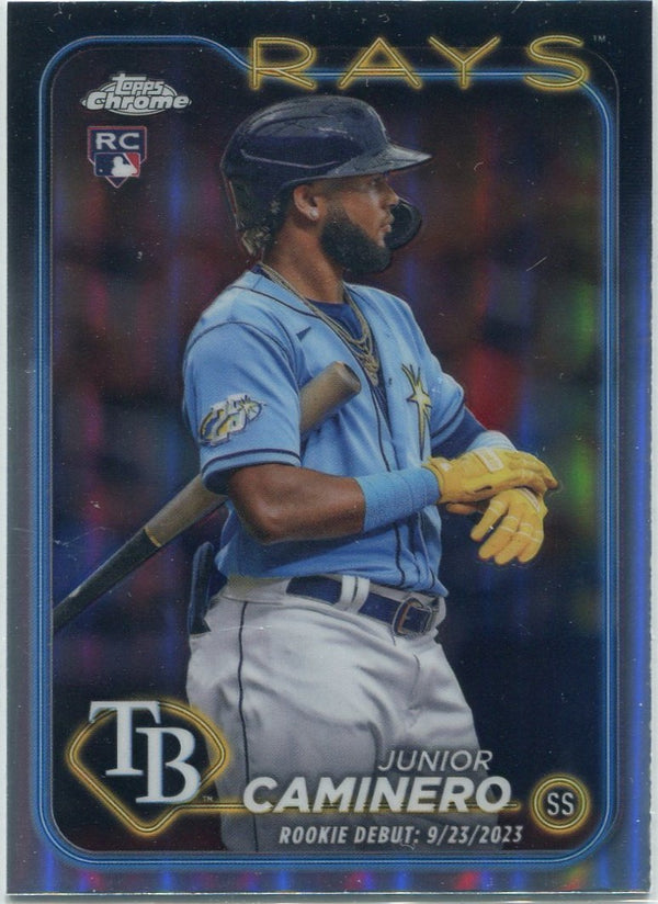 Junior Caminero 2024 Topps Chrome Update Refractor RC #USC193