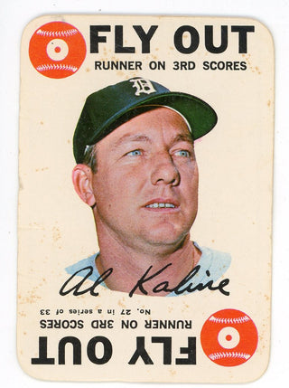 Al Kaline 1968 Topps Fly Out Card #27