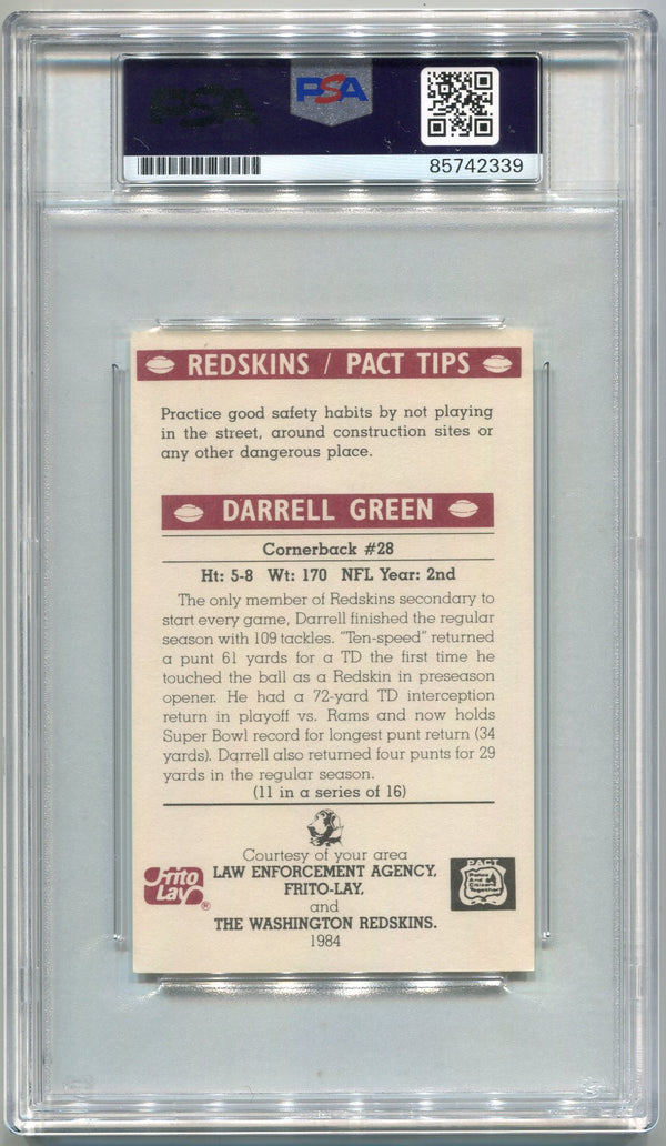 Darrell Green Autographed Card PSA/DNA Certified