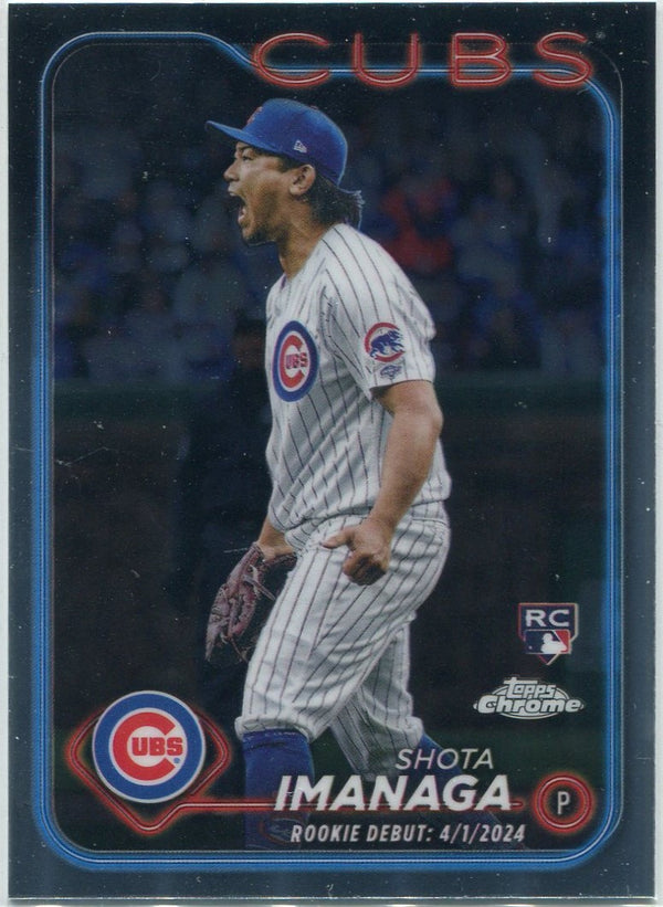 Shota Imanaga 2024 Topps Chrome Update RC #USC95