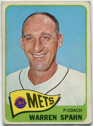 Warren Spahn 1965 Topps Card #205