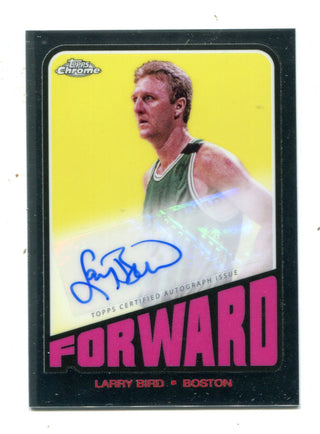 Larry Bird 2024 Topps Chrome #TALB 1972 Autographed Card
