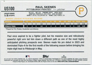 Paul Skenes 2024 Topps Update RC #US100